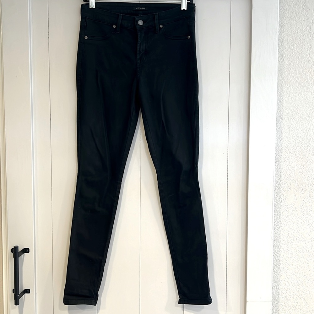 Vizcaino black skinny jean, size 4